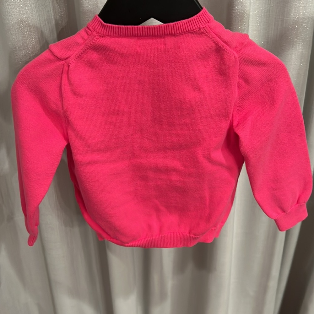 Crewcuts girls size 2 pink cotton cardigan - Picture 2 of 3